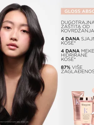 Gloss Absolu Hidrirajuća kupka za sjaj duge kose sklone kovrdžanju 250ml