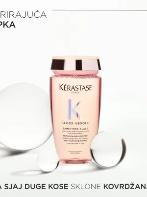 Gloss Absolu Hidrirajuća kupka za sjaj duge kose sklone kovrdžanju 250ml