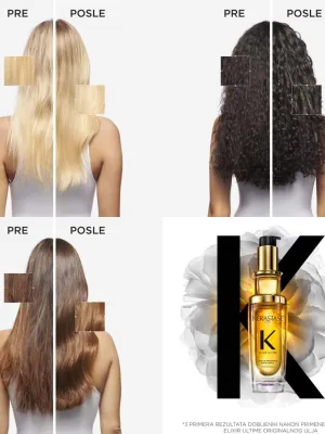 Dopunska bočica Elixir Ultime ulja za kosu za sve tipove kose 75ml